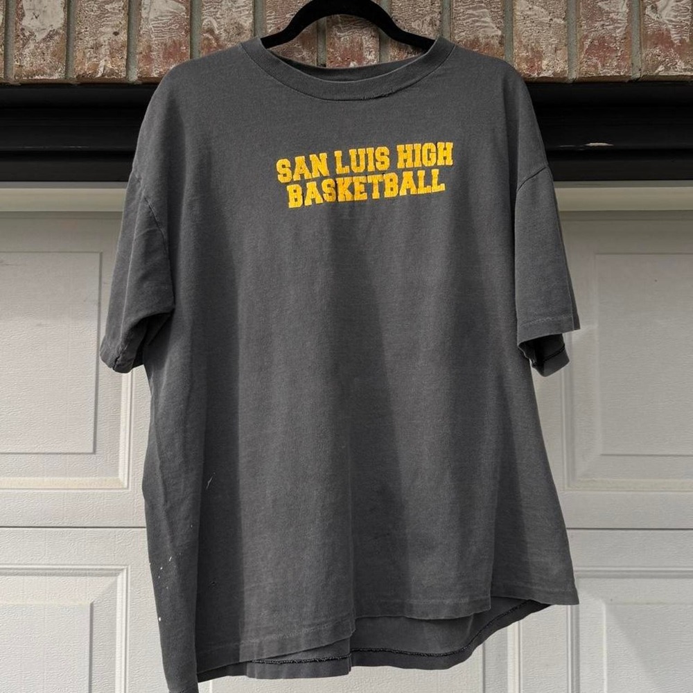 VINTAGE ONEITA FADED BLACK "SAN LUIS" GRAPHIC TEE